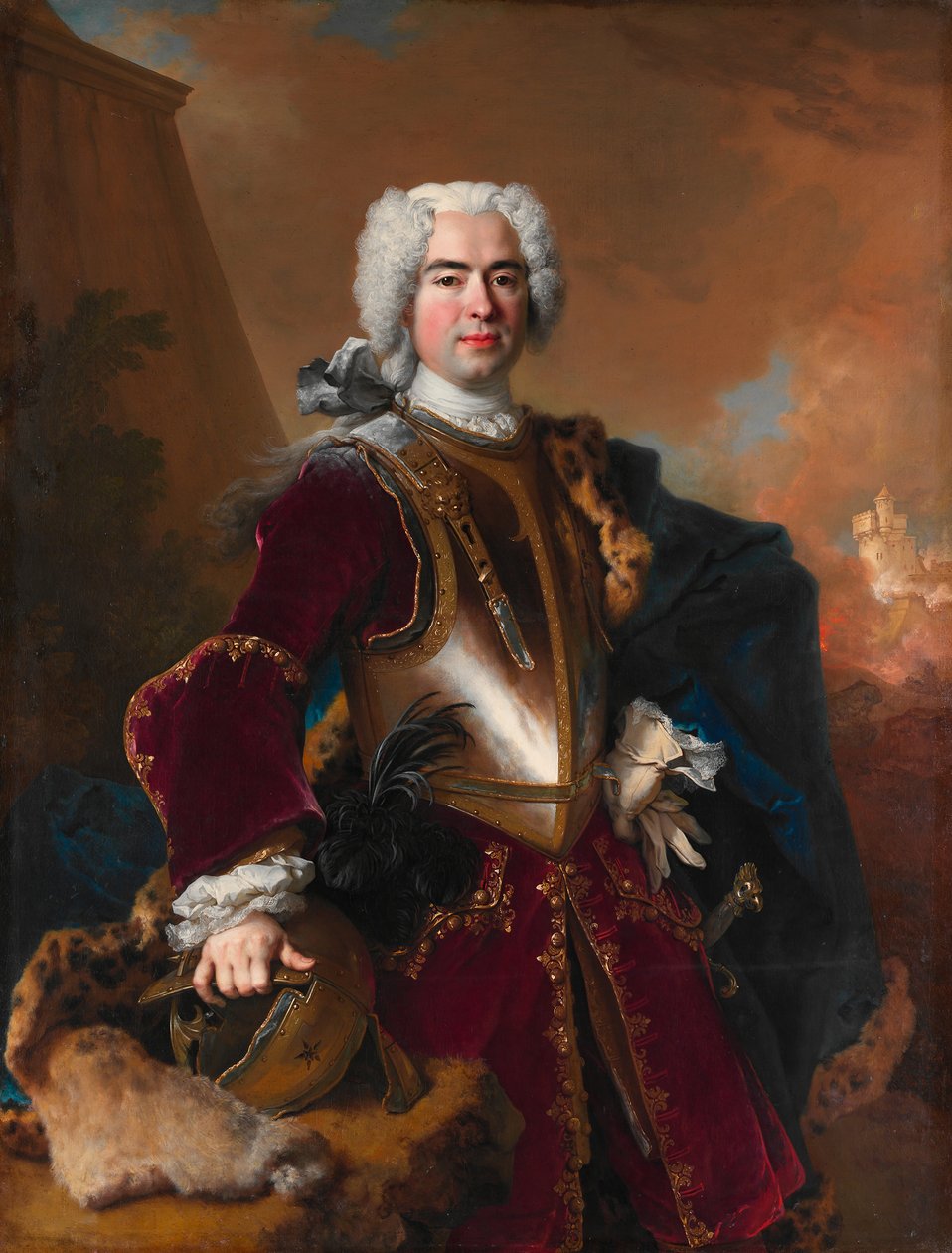 André François Alloys de Theys dHerculais 1692-1779, 1727. autorstwa Nicolas de Largillière