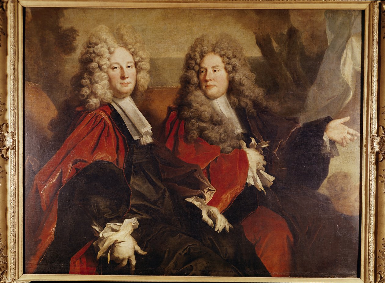 Portret Aldermana Huguesa Desnotsa i Aldermana Bouheta, wybranego w 1702 r. autorstwa Nicolas de Largillière