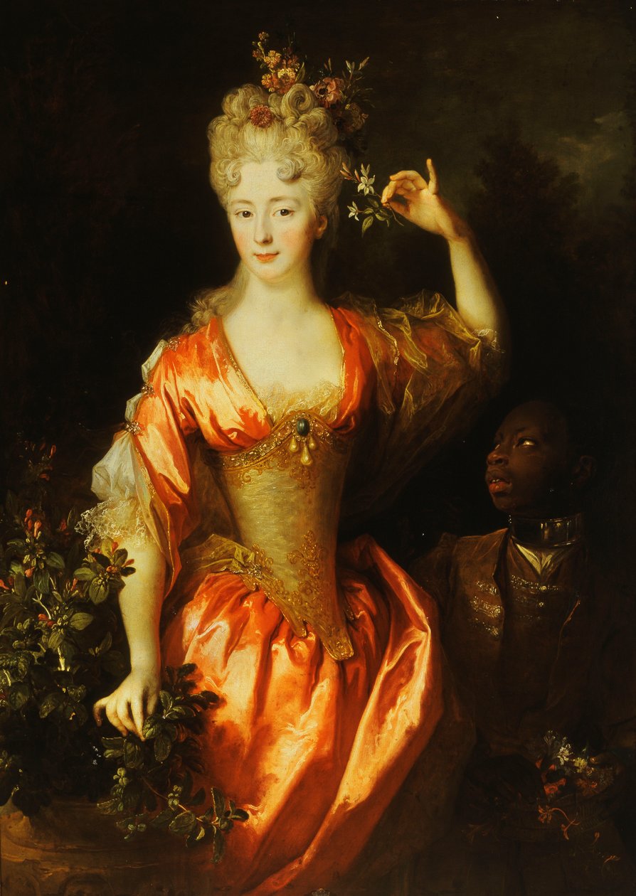 Portret Marie-Marguerite-Elizabeth d „Algere autorstwa Nicolas de Largillière