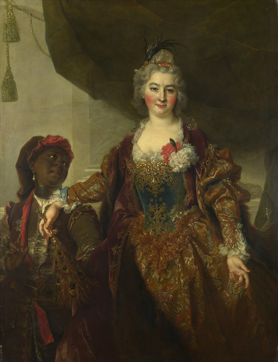 Portret księżnej Rakoczego 1649-1722, ok. 1720 autorstwa Nicolas de Largillière