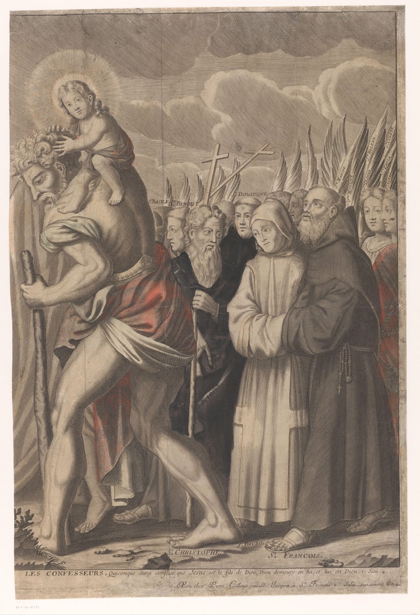 Triumfalna procesja Chrystusa z postaciami ze Starego i Nowego Testamentu Triumf Jezusa Chrystusa (tytuł na obiekcie) autorstwa Nicolas de Larmessin (I)