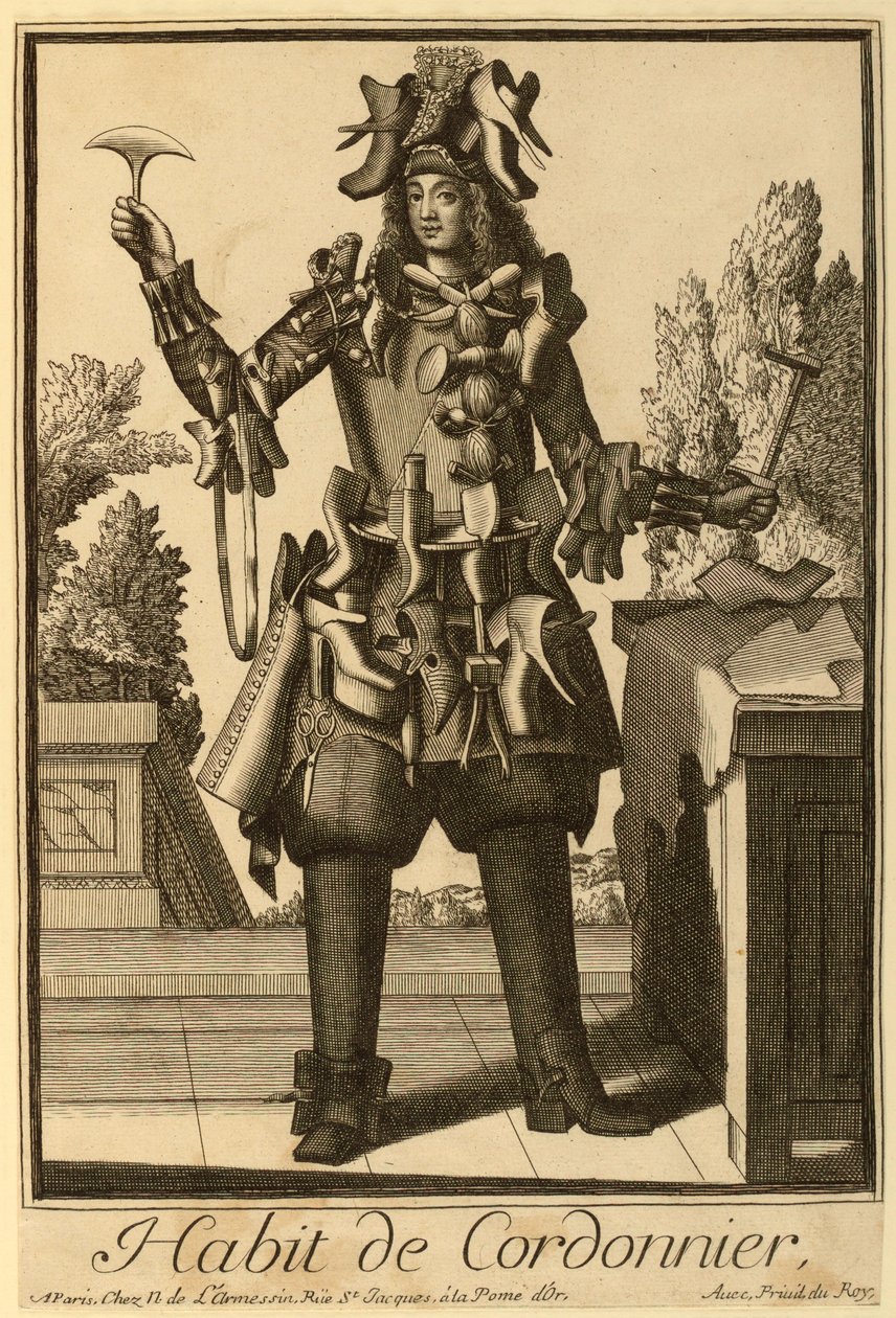 Garnitur szewca [Szewc] autorstwa Nicolas de Larmessin II