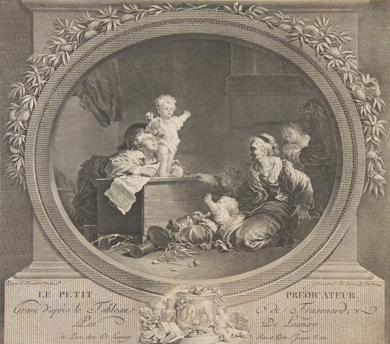 Le Petit Predicateur, XVIII wiek., XVIII wiek. autorstwa Nicolas de Launay