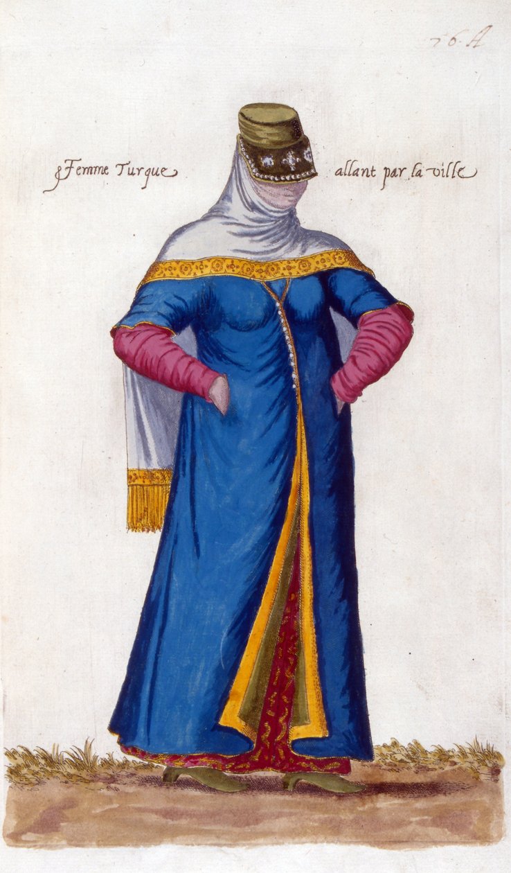 Turczynka z Niquabem (ilustracja) autorstwa Nicolas de Nicolay