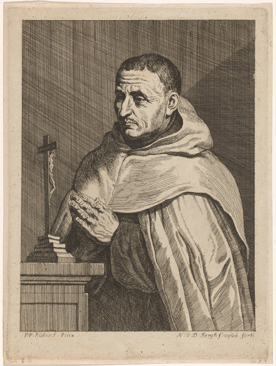 Portret karmelitanki (tytuł na obiekcie) autorstwa Nicolas van den Bergh