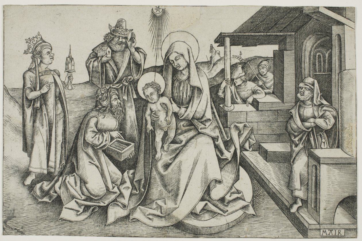 Adoracja Trzech Króli autorstwa Nicolaus Alexander Mair von Landshut