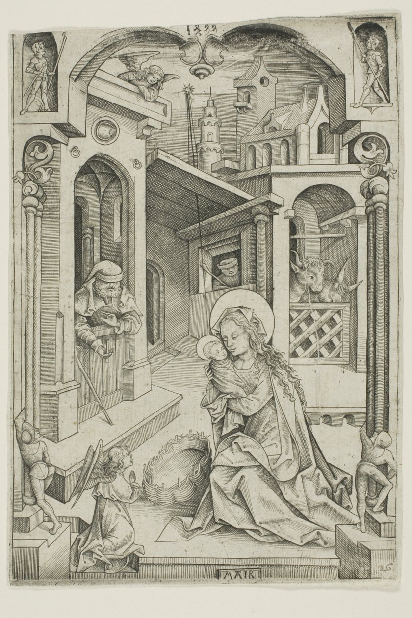 Narodzenie Chrystusa autorstwa Nicolaus Alexander Mair von Landshut