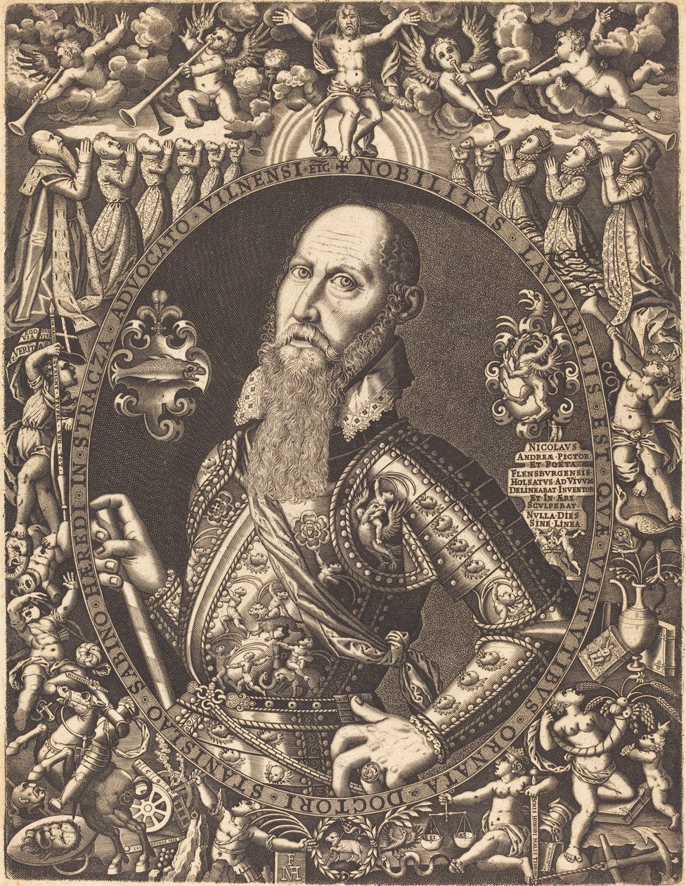 Stanisław Sabinus von Stracza autorstwa Nicolaus Andrea