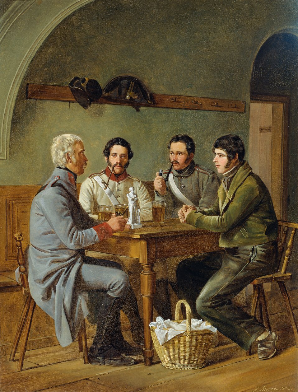 Austriaccy weterani autorstwa Nicolaus Moreau