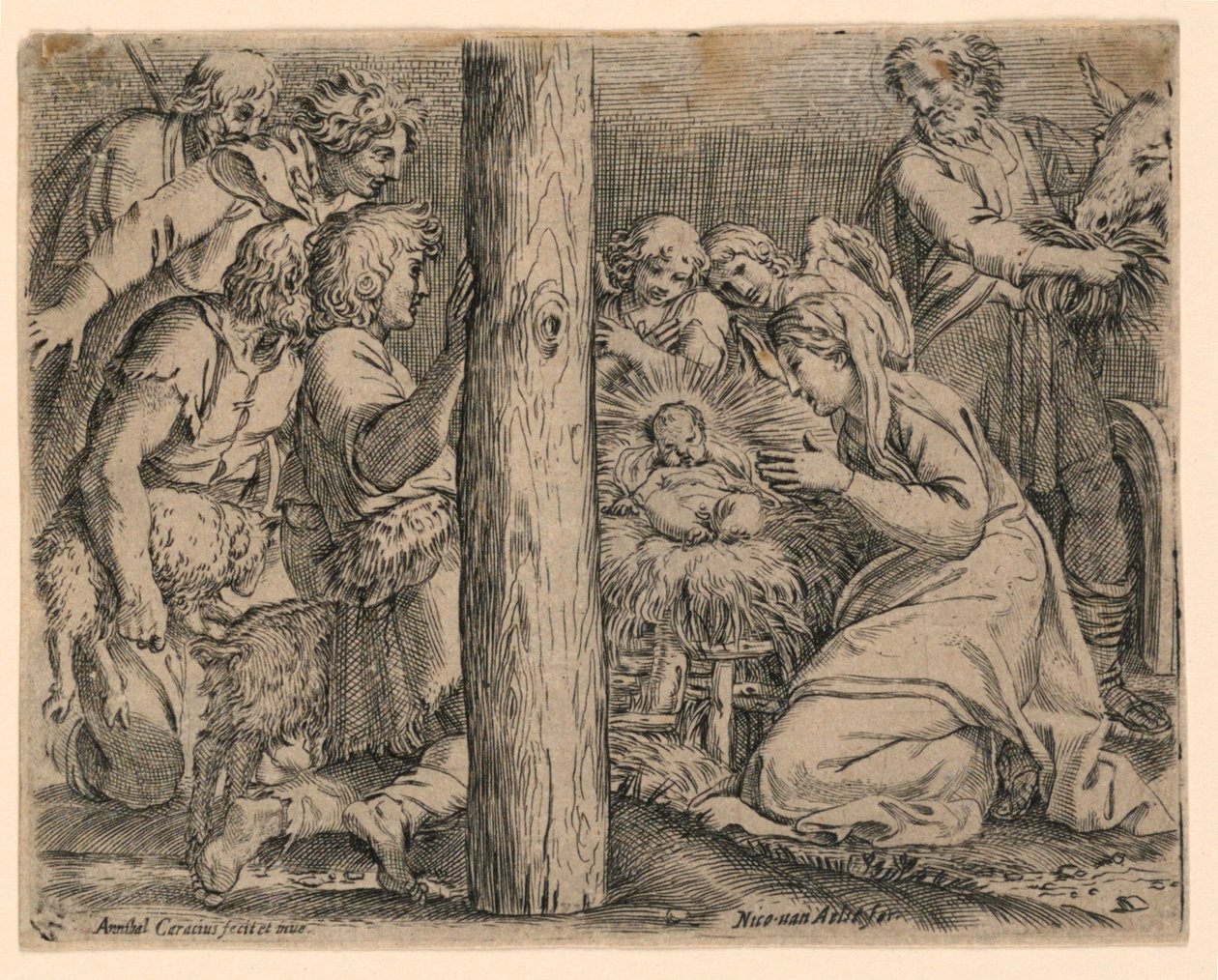 Adoracja pasterzy autorstwa Nicolaus van Aelst