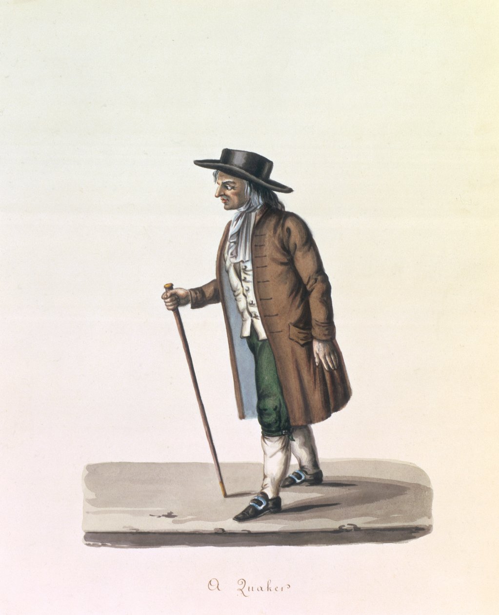 Quaker, ok. 1840 (dla pary patrz 90128) autorstwa Nicolino Calyo