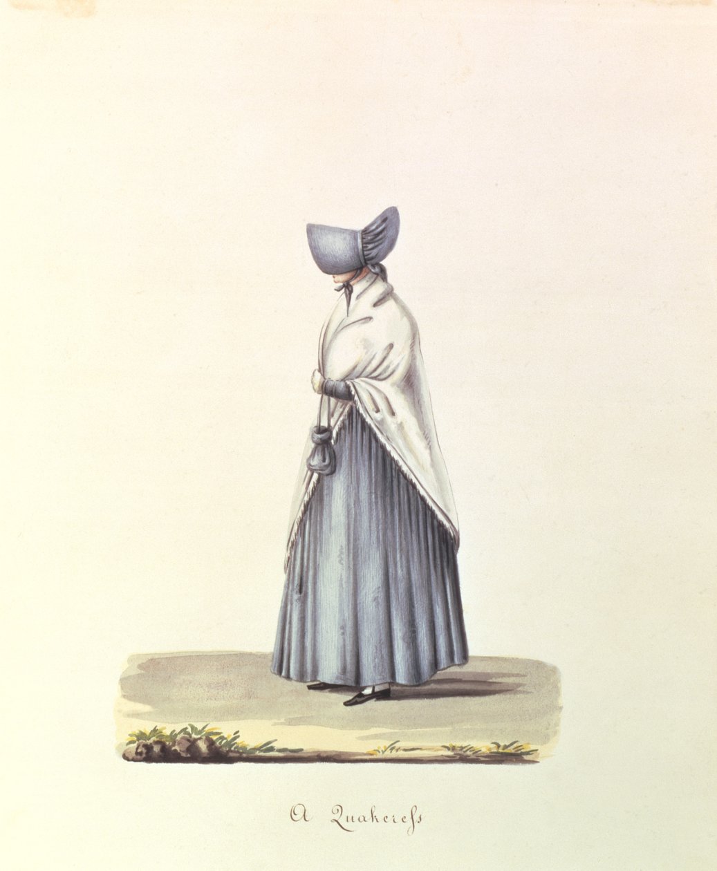 Quakeress, c.1840-44 (dla par zob. 90129) autorstwa Nicolino Calyo