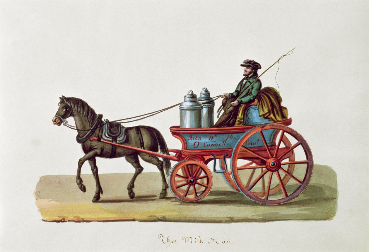 Mleczarz, ok. 1840-44 autorstwa Nicolino Calyo