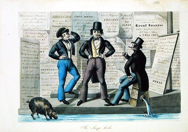 Mydlani, ok. 1840 (akwarela na papierze) autorstwa Nicolino Calyo