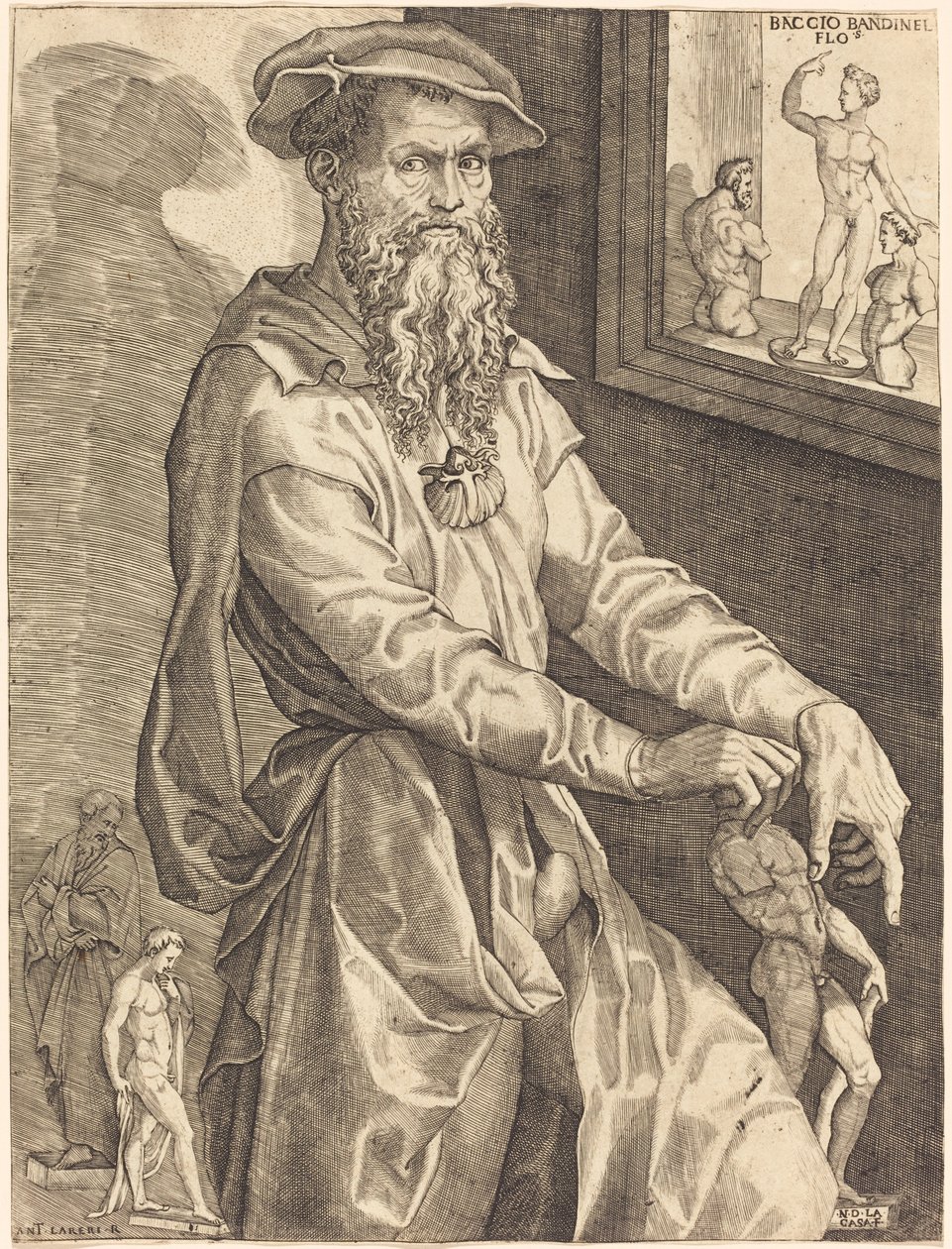 Baccio Bandinelli autorstwa Nicolo della Casa