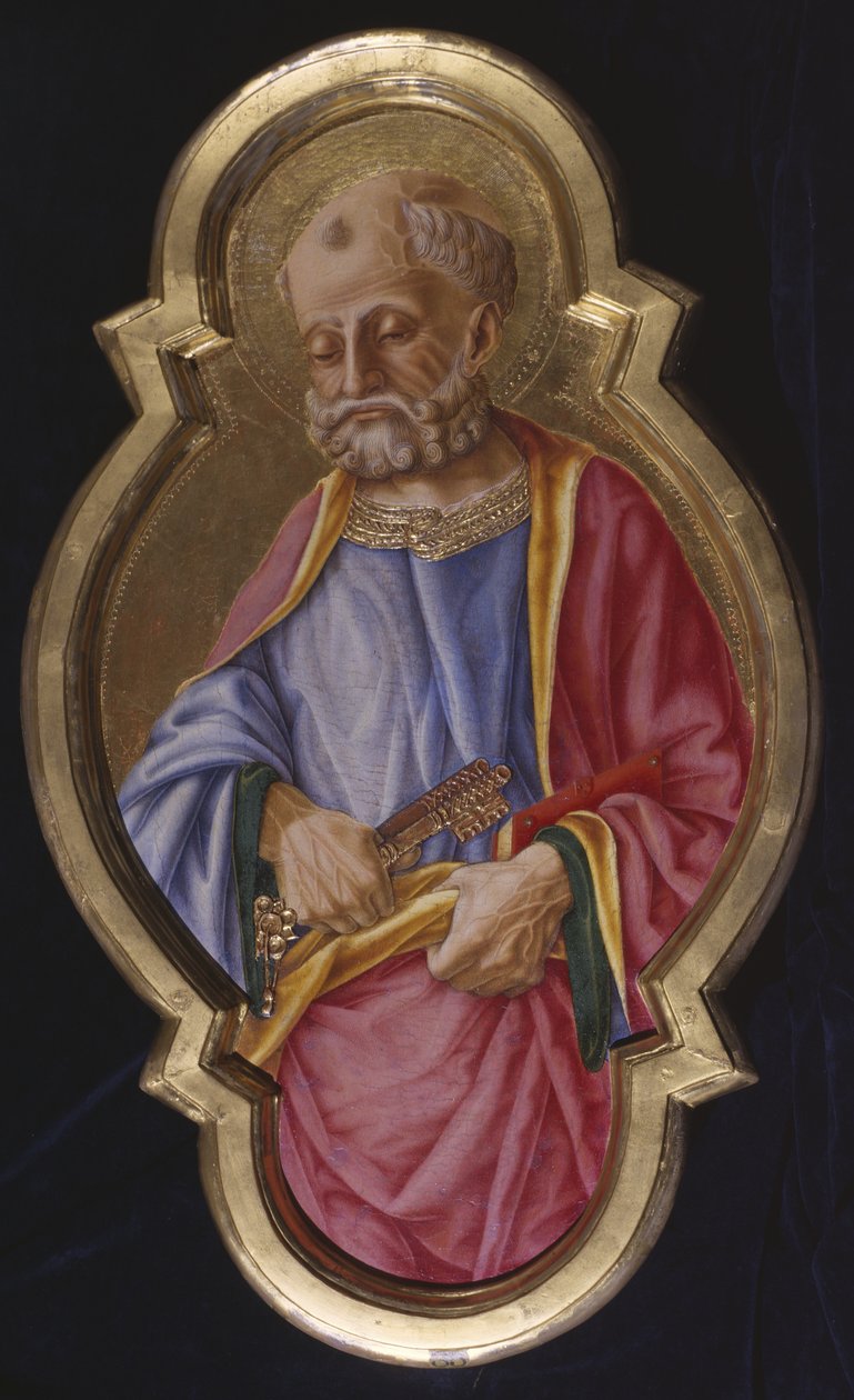 Święty Piotr, ok. 1480-85 autorstwa Nicolo di Maestro Antonio dAncona