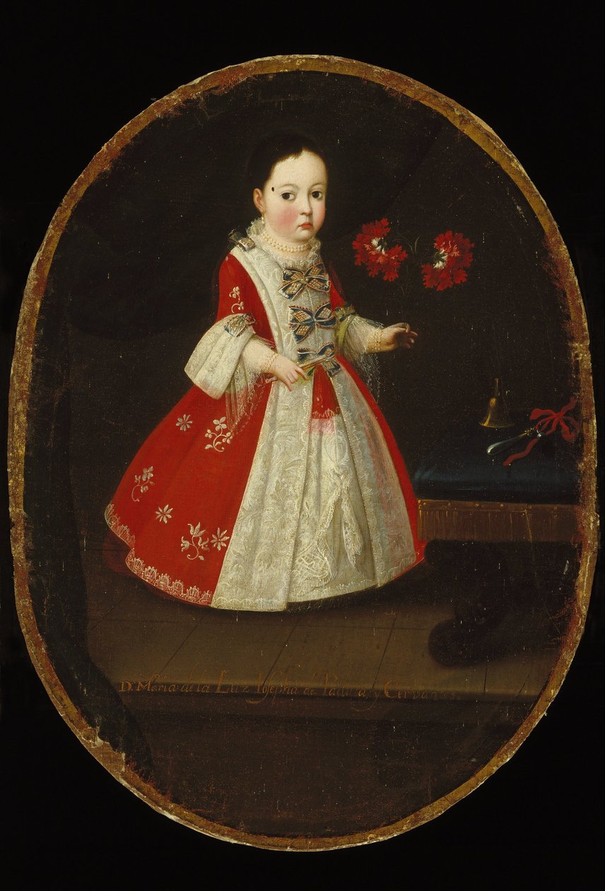 Pani María de la Luz Padilla i (Gómez de) Cervantes autorstwa Nicolás Enríquez