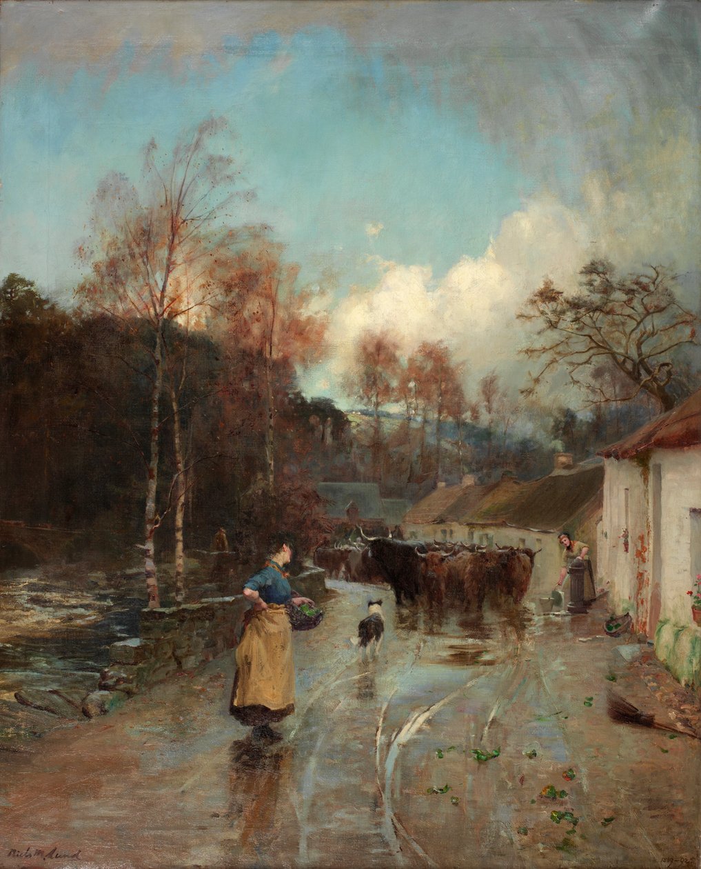 Po deszczu, 1889-1892 autorstwa Niels Moller Lund