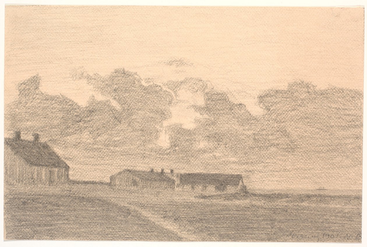 Stary pensjonat w Ferring autorstwa Niels Jakob Jakobsen Bjerre