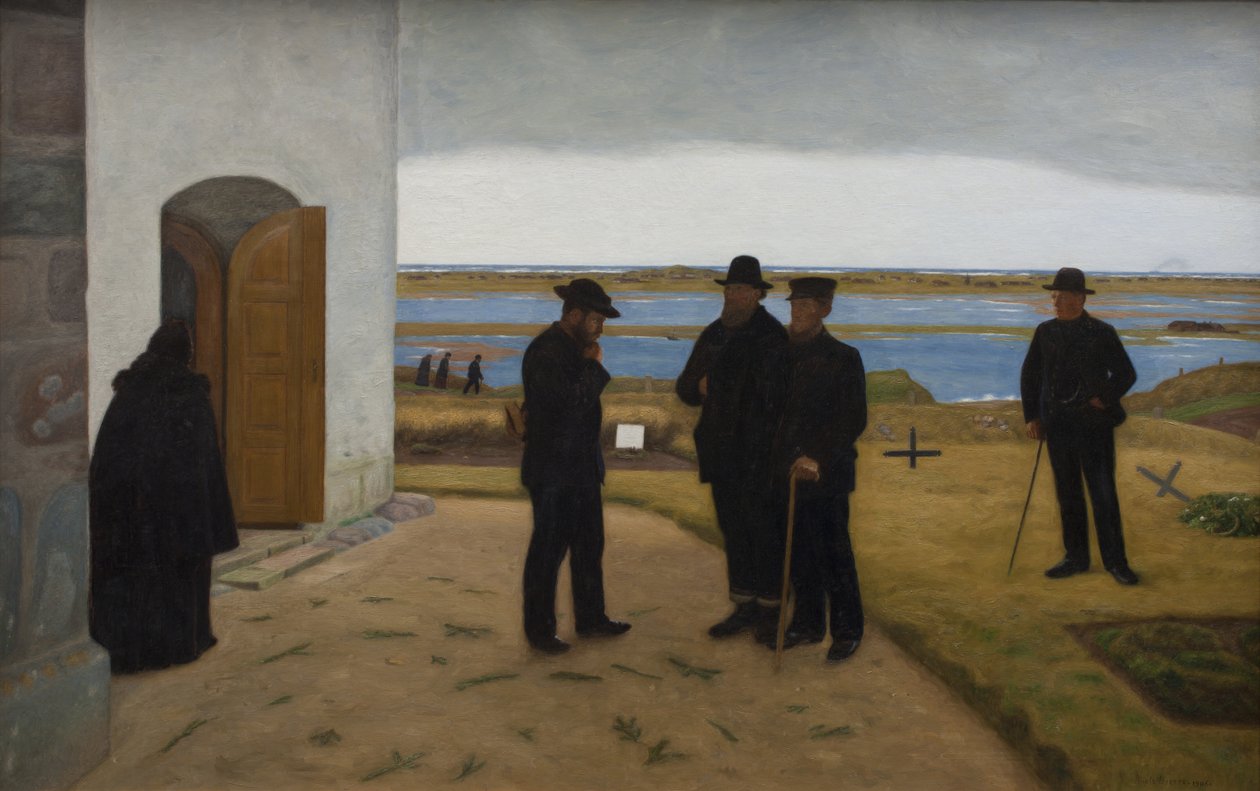 Ludzie spoza Kościoła. Harboøre, Jutlandia autorstwa Niels Jakob Jakobsen Bjerre