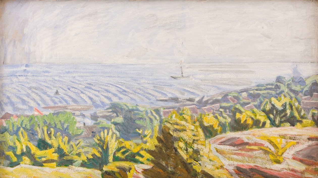 Widok z Bokul, Gudhjem autorstwa Niels Larsen Stevns