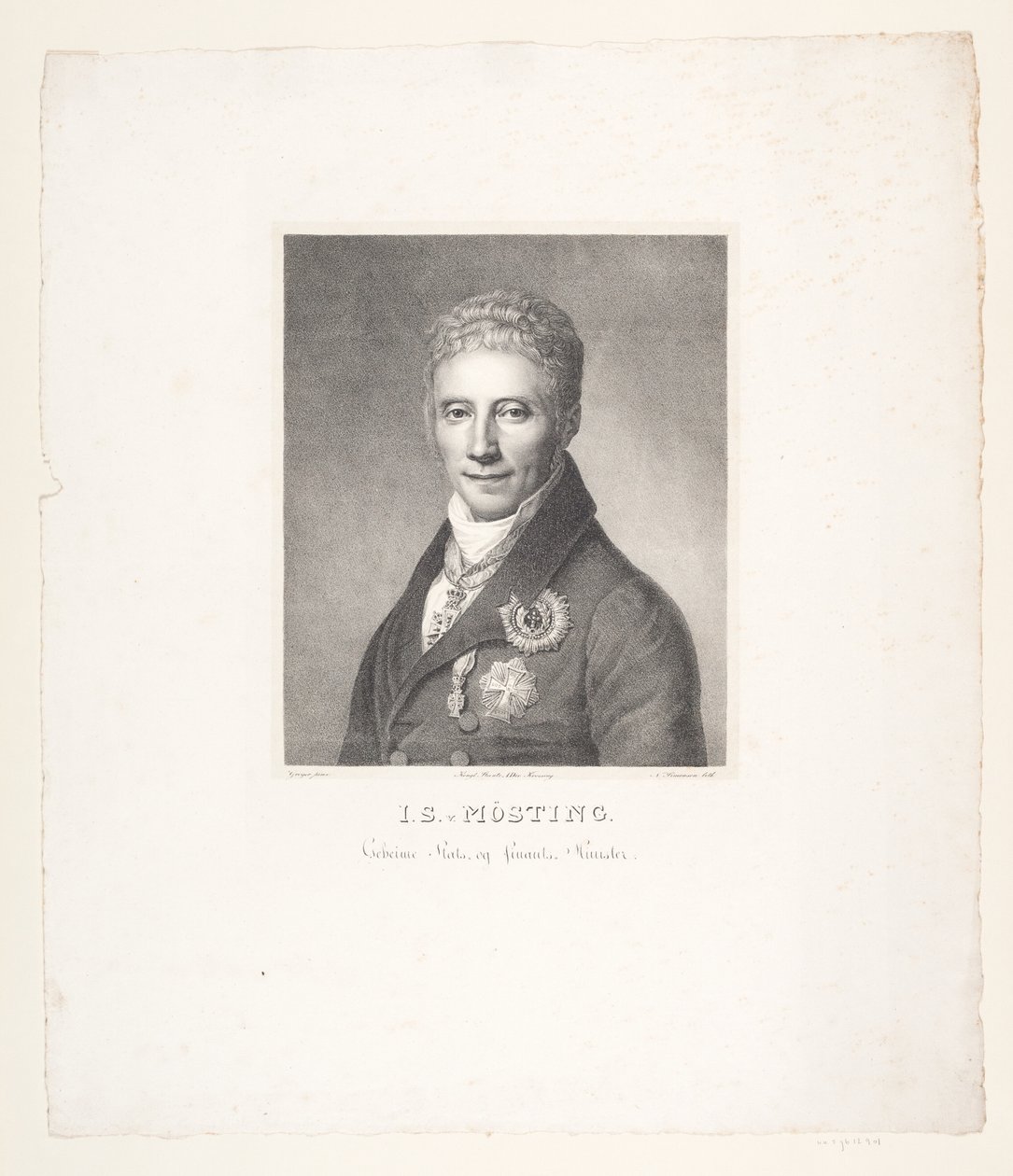 Johan Sigismund Møsting autorstwa Niels Simonsen