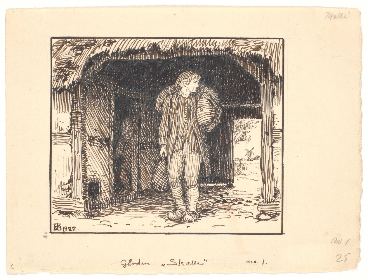 Czaszka autorstwa Niels Skovgaard