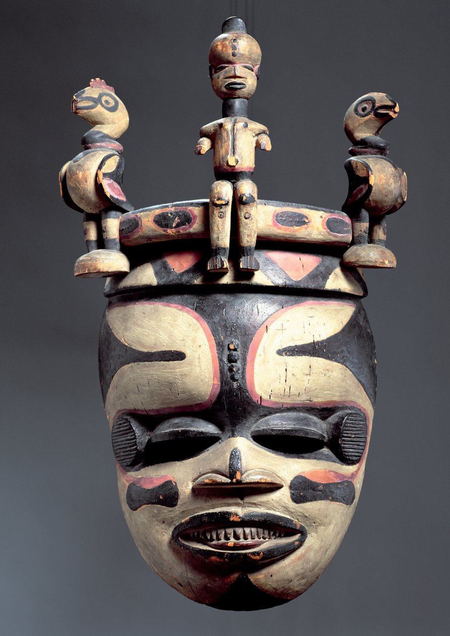 Maska Mfon, Kultura Ibibio (drewno) autorstwa Nigerian