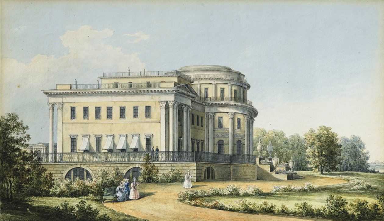 Pałac Jelaginów w Sankt Petersburgu, 1839 autorstwa Nikanor Grigoryevich Chernetsov