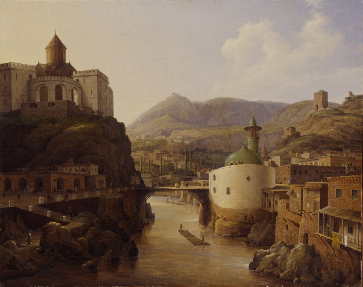 Widok Tyflisu, 1839 autorstwa Nikanor Grigoryevich Chernetsov