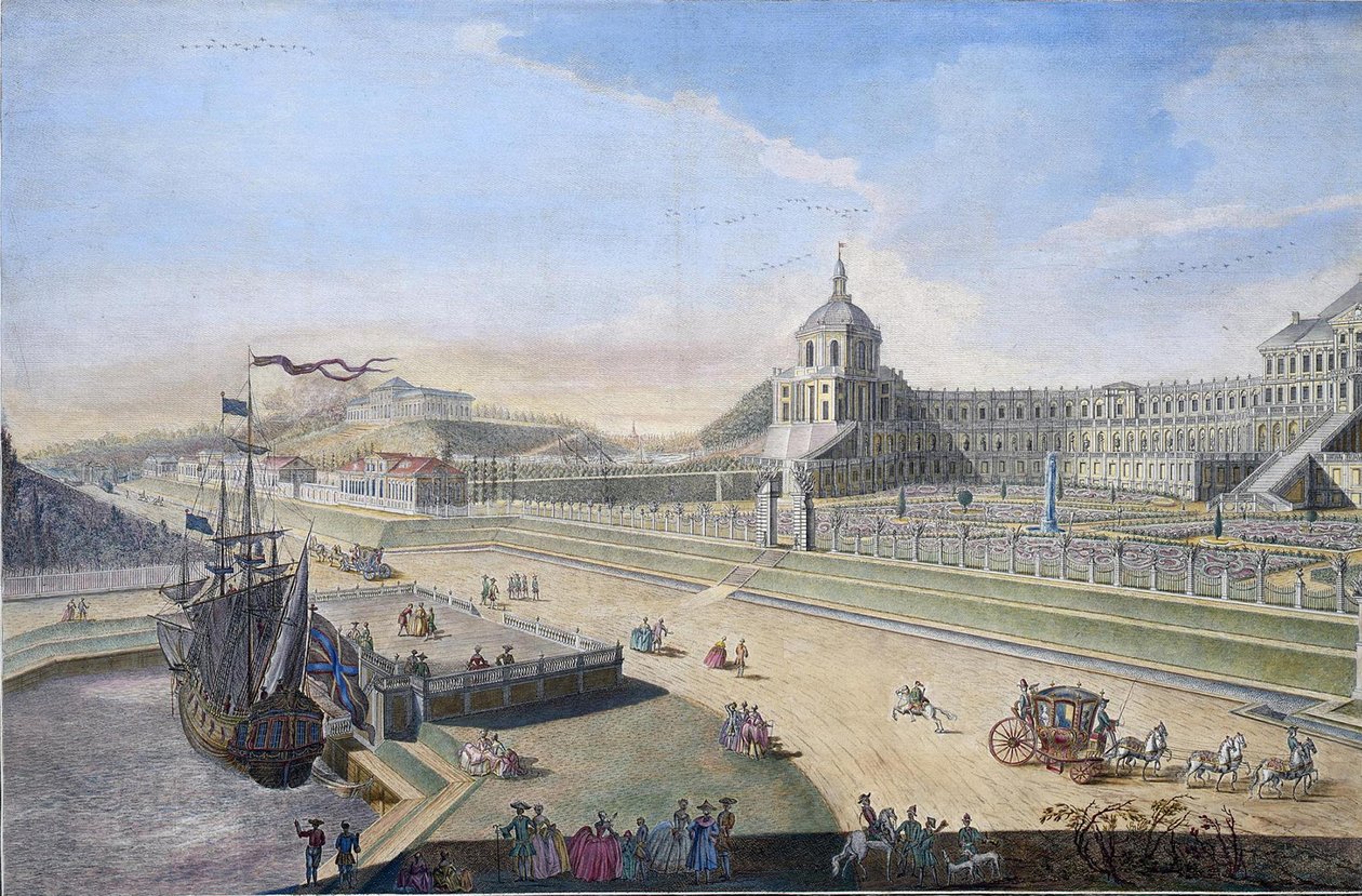 Widok Oranienbauma, 1761 autorstwa Nikita Fyodorovich Chelnakov
