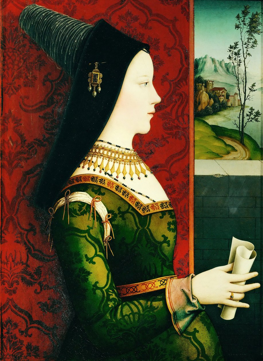 Portret księżnej Marii burgundzkiej 1457-1482, c. 1500 autorstwa Niklas Reiser