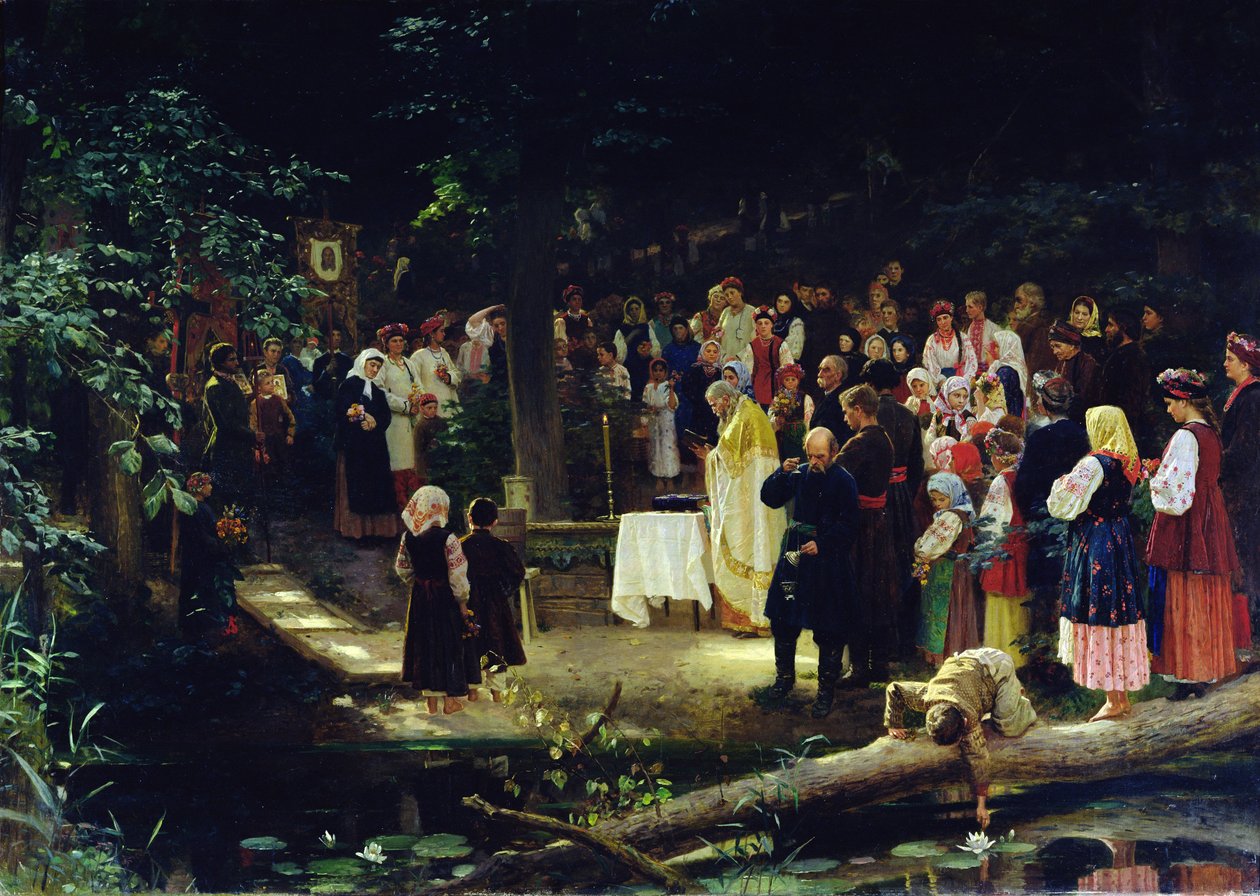 Święto Przemienienia Pańskiego na Ukrainie autorstwa Nikolai K. Bodarevski