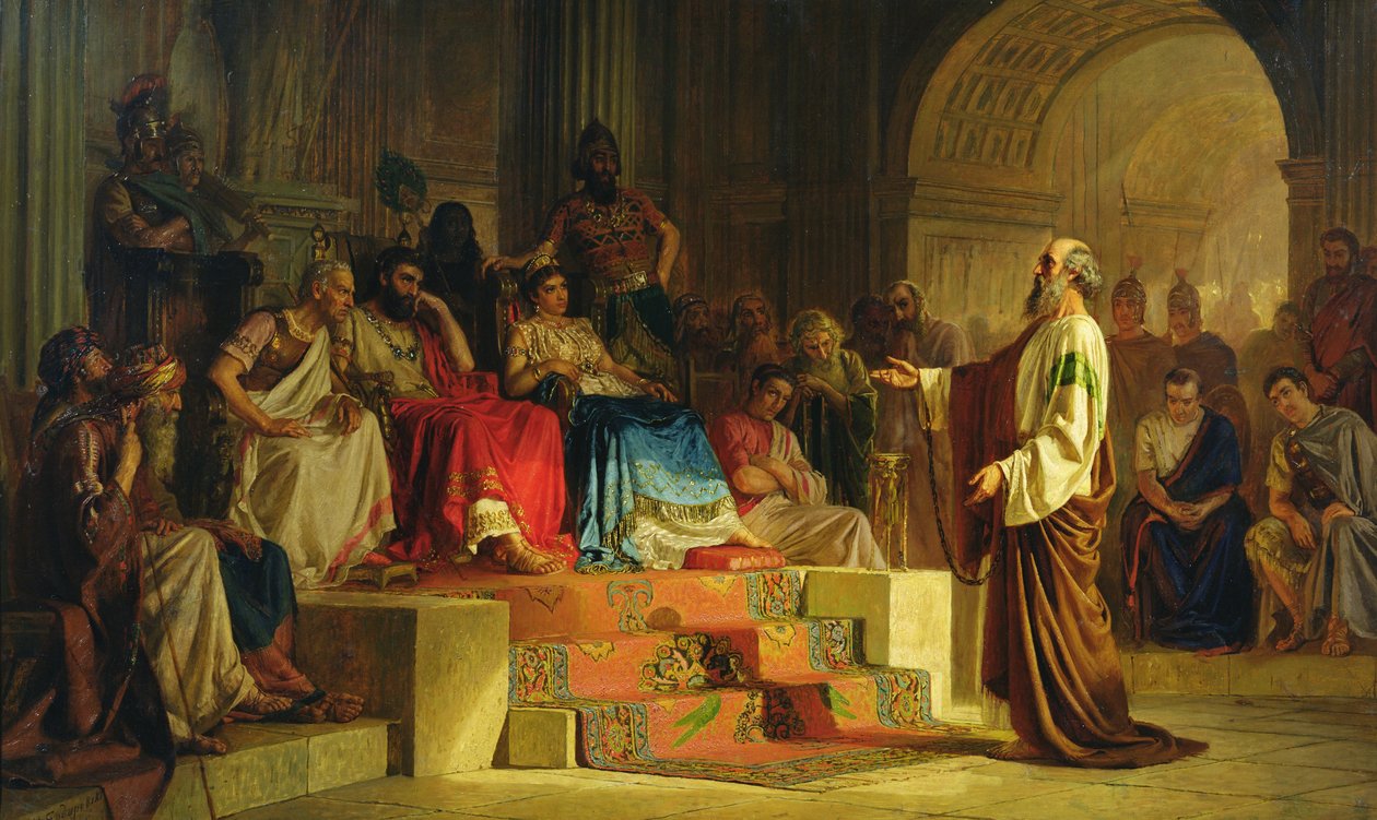 Proces apostoła Pawła autorstwa Nikolai K. Bodarevski