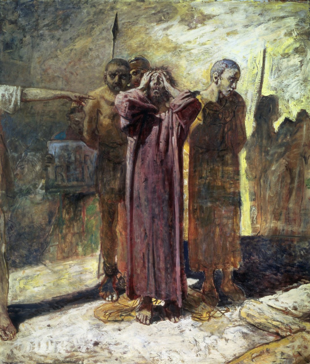 Golgota, 1892-93 autorstwa Nikolai Nikolaevich Ge