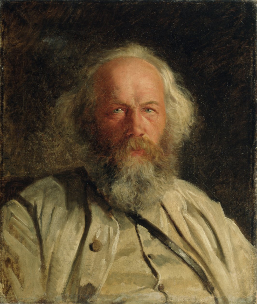 Portret Michaiła Aleksandrowicza Bakunina (1814-76) 1871 autorstwa Nikolai Nikolajevitch Gay