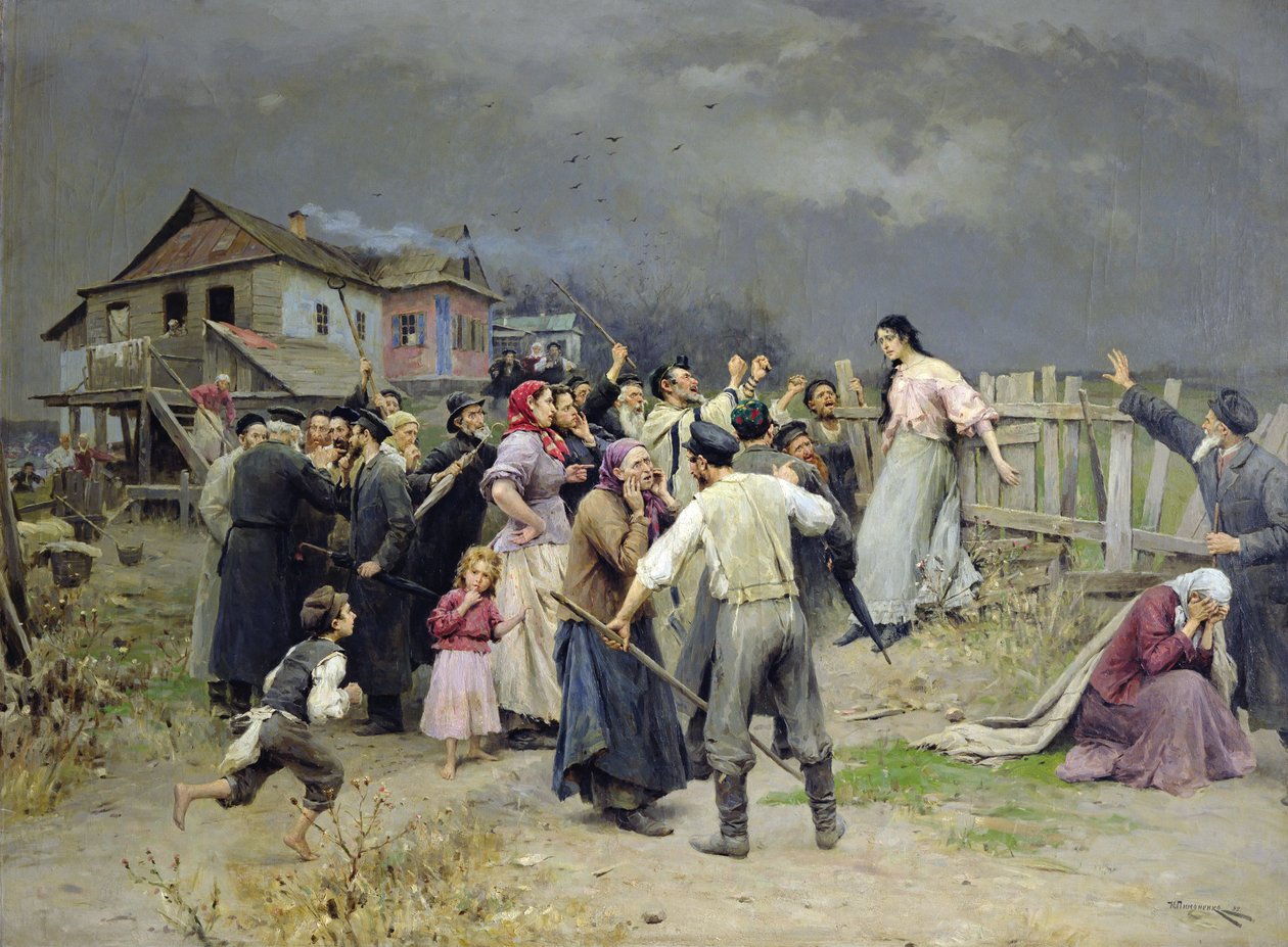 Ofiara fanatyzmu, 1899 autorstwa Nikolai Pimonenko