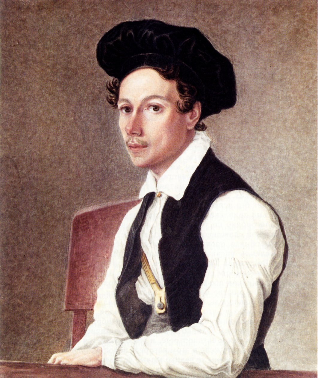 Portret dekabrysty Michaiła Aleksandrowicza Bestużewa 1800-1871, 1837-1839 autorstwa Nikolai Alexandrovich Bestuzhev