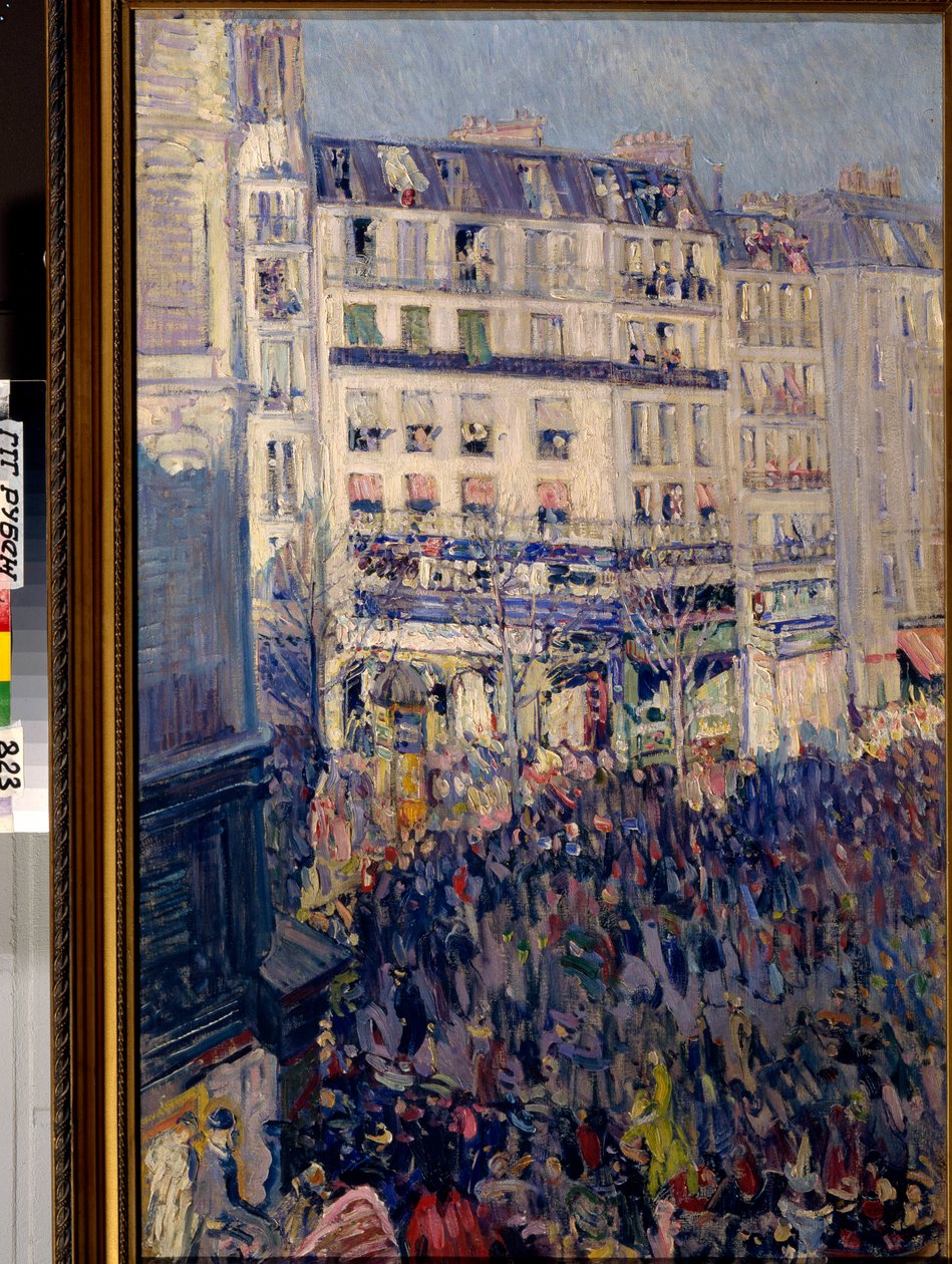 Mardi Gras w Paryżu autorstwa Nikolai Alexandrovich Tarkhoff