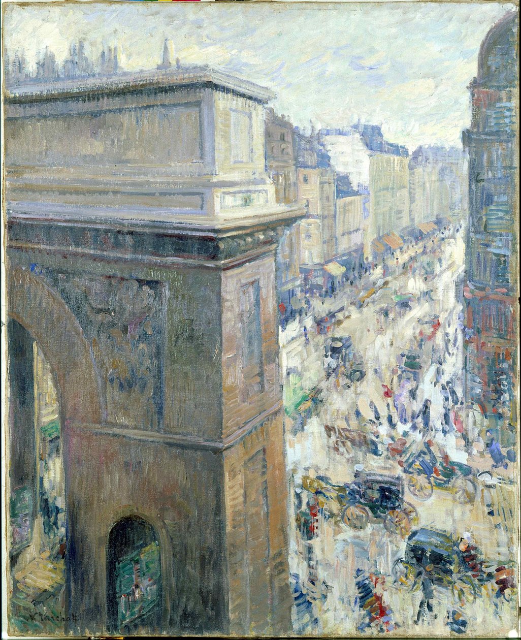 Porte Saint-Martin, ok. 1930 r. 1902. autorstwa Nikolai Alexandrovich Tarkhov
