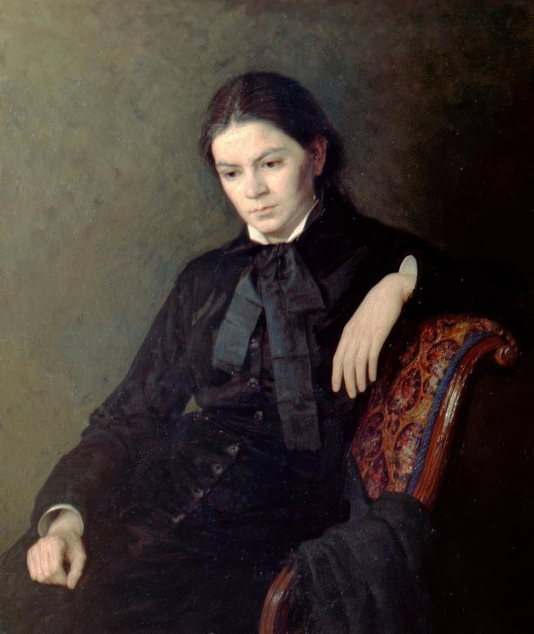 Portret nieznanej damy autorstwa Nikolai Alexandrovich Yaroshenko