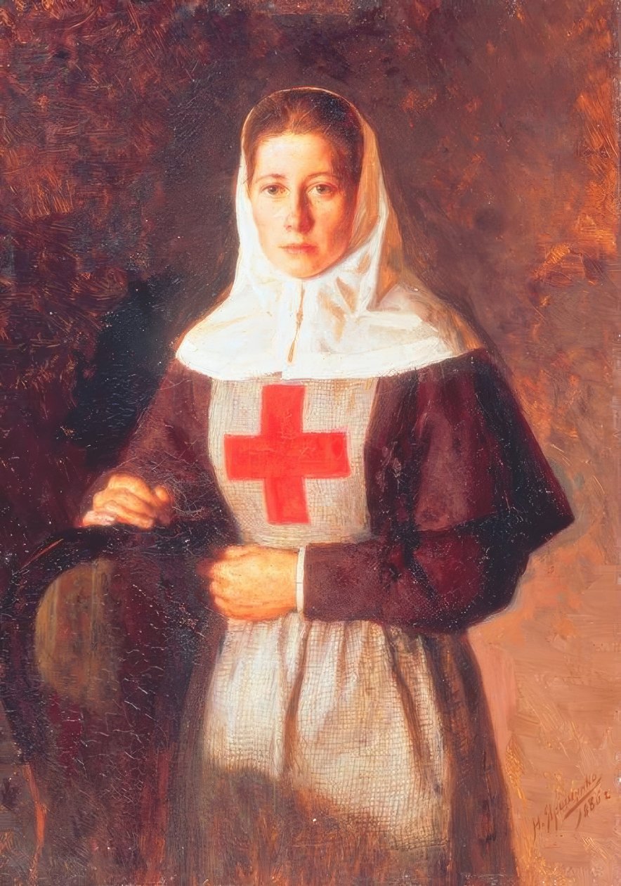 Pielęgniarka autorstwa Nikolai Alexandrowitsch Jaroschenko