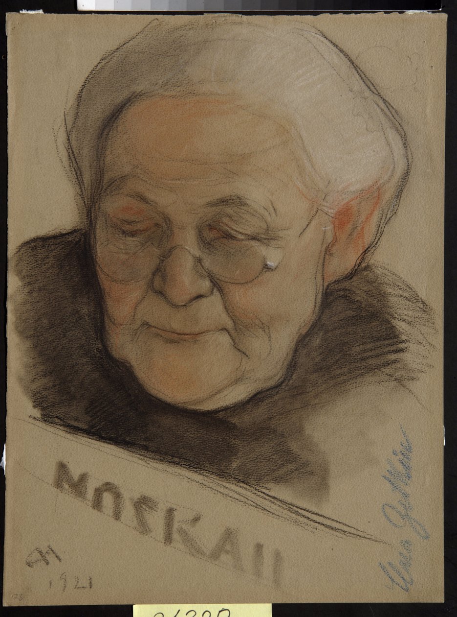 Portret Clary Zetkin (z domu Eisneer autorstwa Nikolai Andreevich Andreev