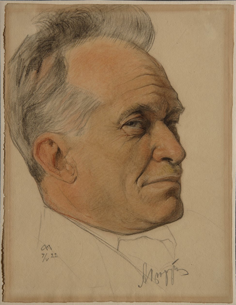 Portret Aleksandra Dmitriewicza Ciurupy 1870-1928, 1922 autorstwa Nikolai Andreevich Andreev