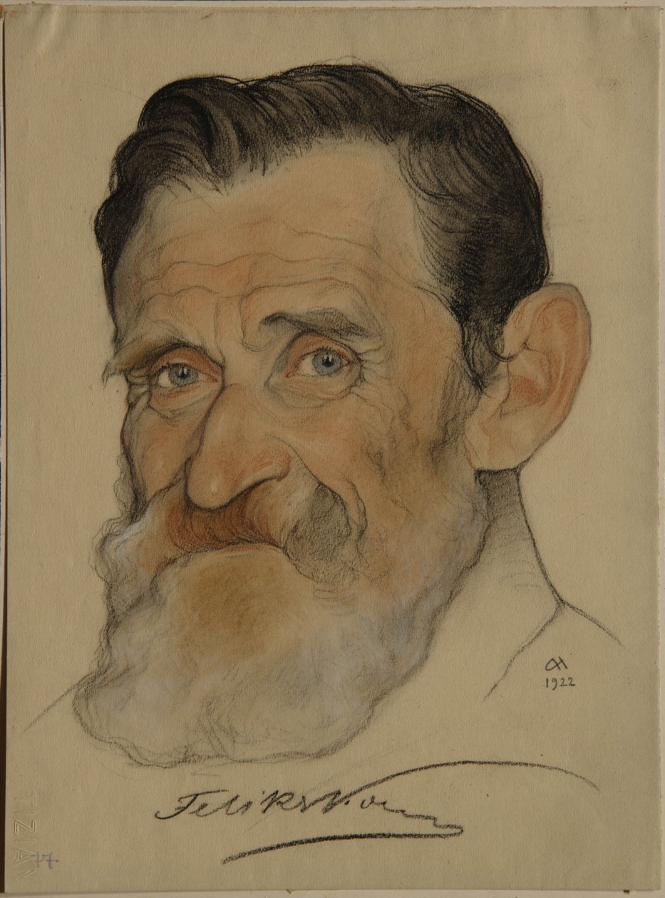 Portret Feliksa Jakowlewicza Cohna 1864-1941, 1922 autorstwa Nikolai Andreevich Andreev