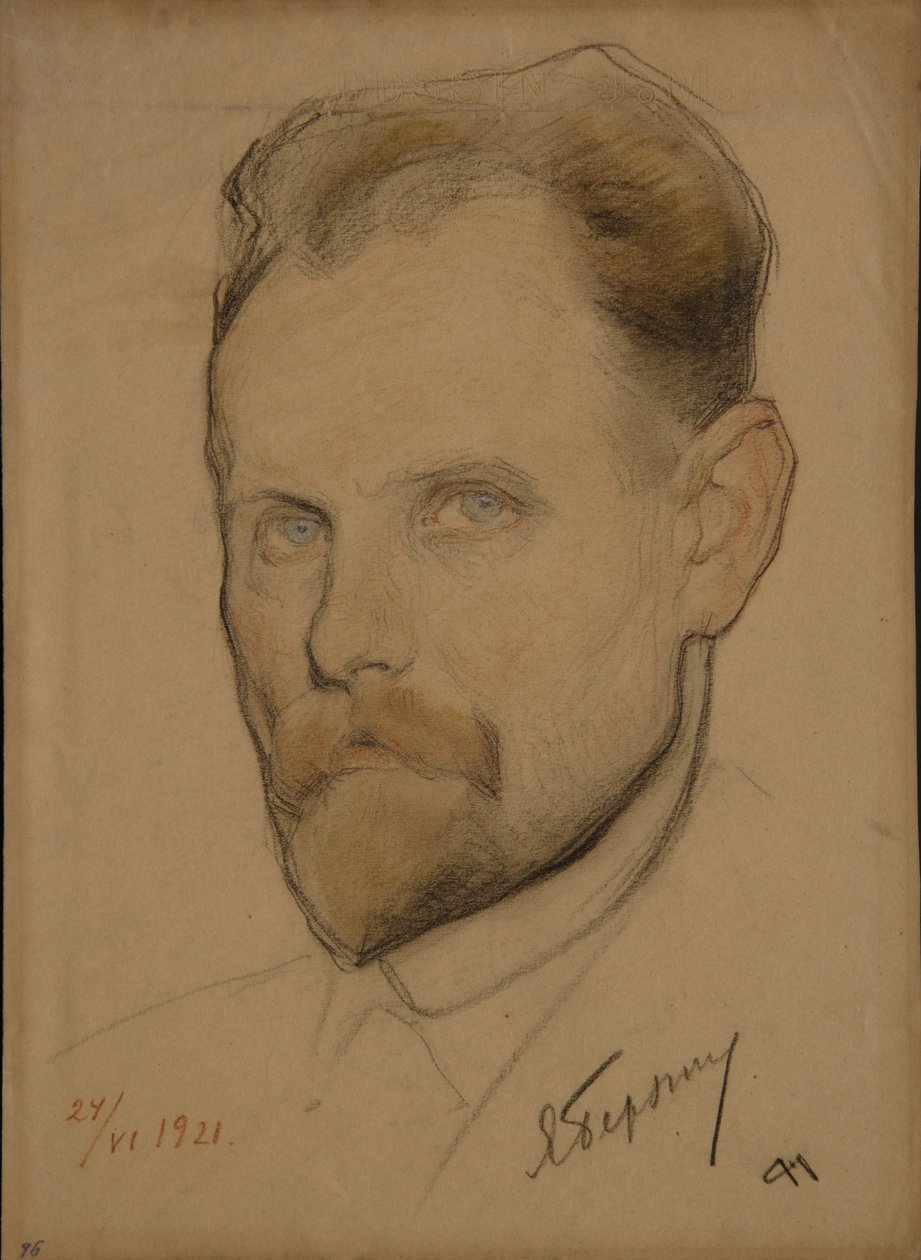 Portret Jana Berzina 1889-1938, 1921 autorstwa Nikolai Andreevich Andreev