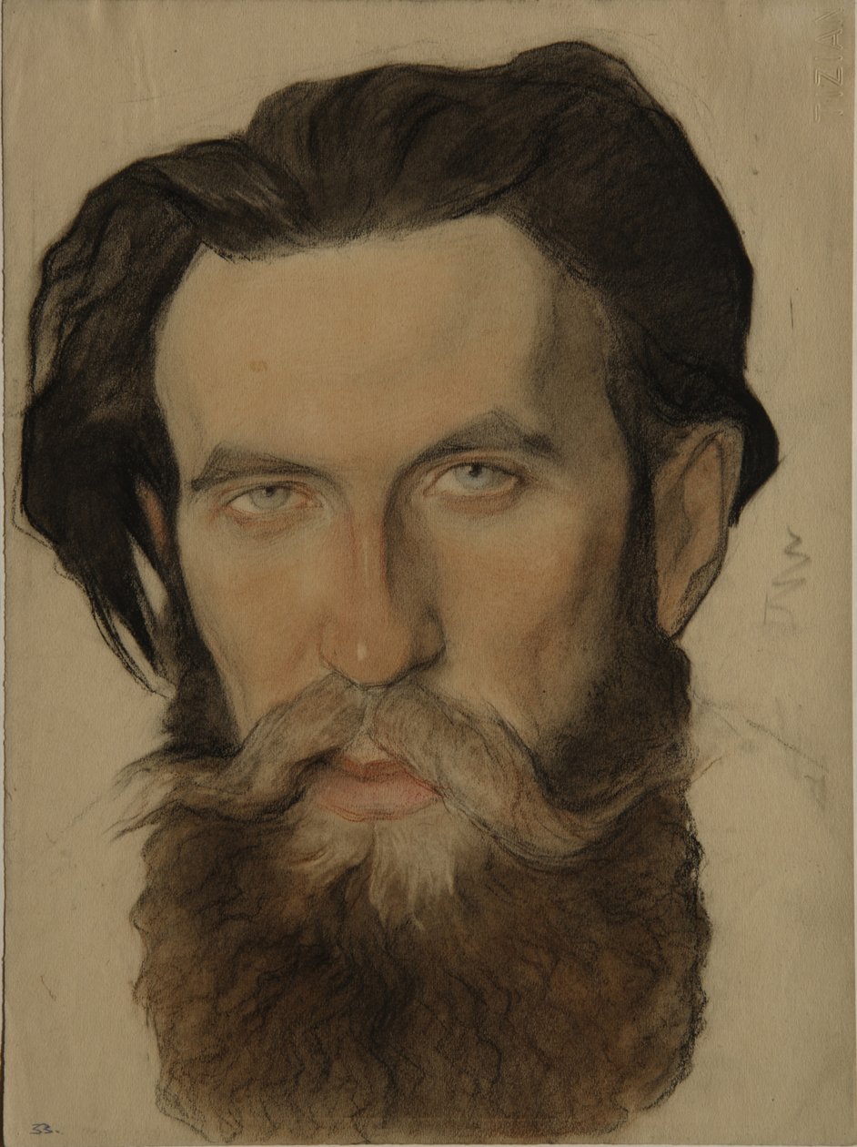 Portret Otto Y. Schmidta 1891-1956, 1921-1922 autorstwa Nikolai Andreevich Andreev