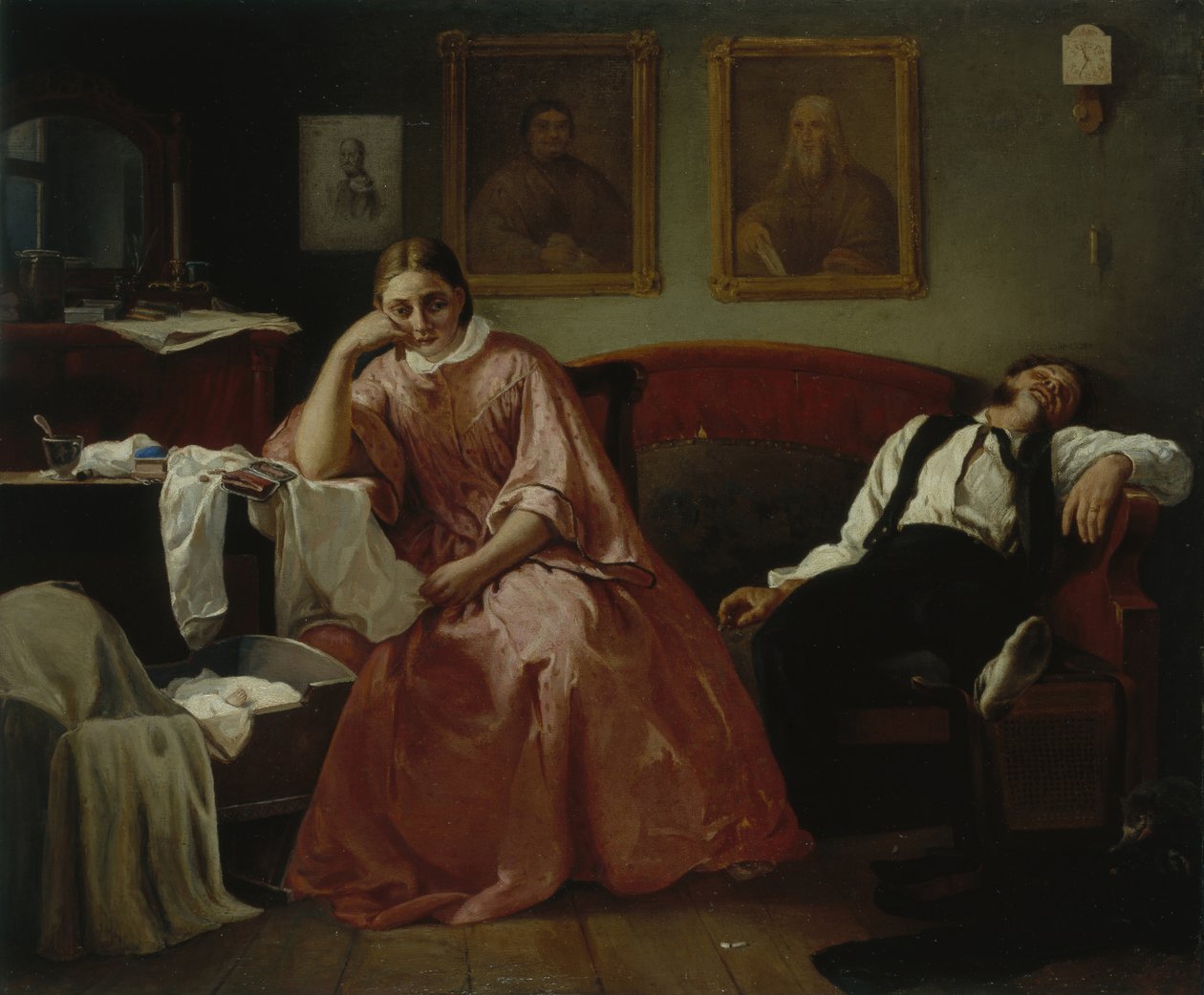 Pierwszego dnia miesiąca autorstwa Nikolai Andreyevich Koshelev