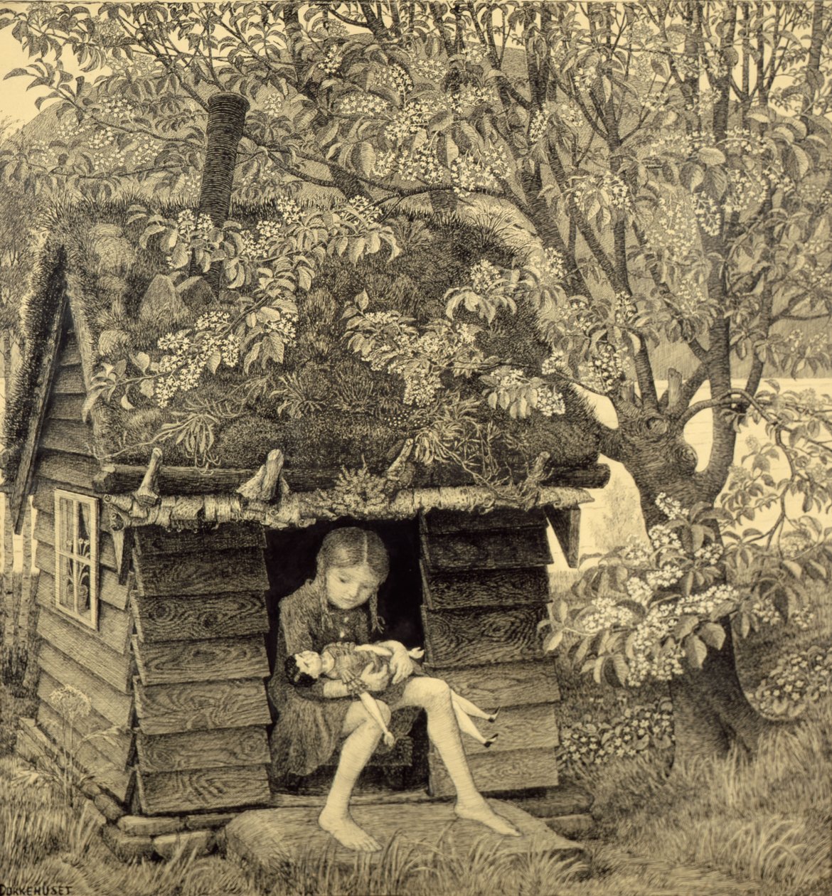 Domek dla lalek autorstwa Nikolai Astrup