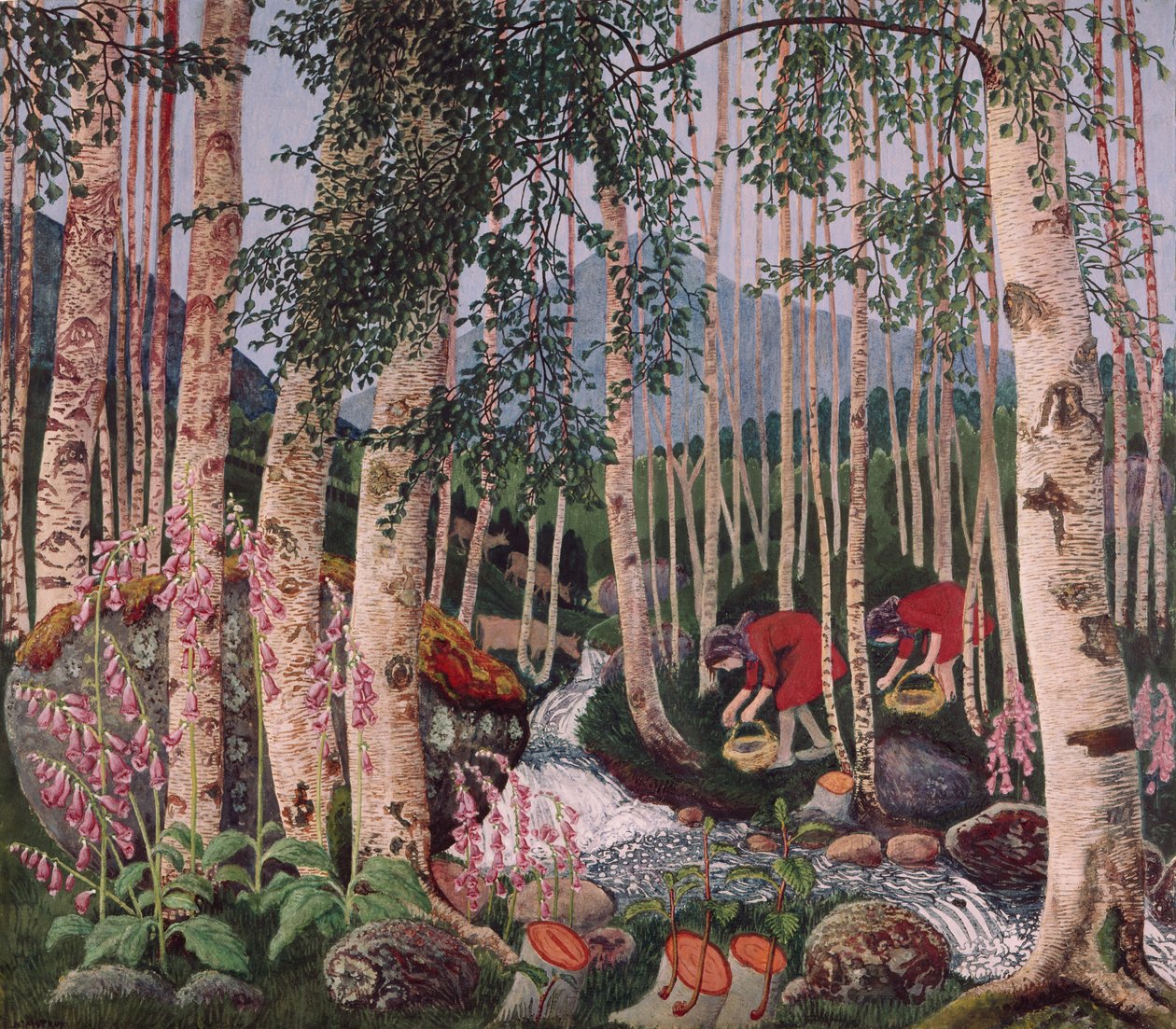 Naparstnice autorstwa Nikolai Astrup